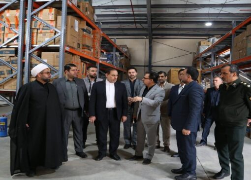 بازدید معاون اجتماعی و پیشگیری از وقوع جرم قوه قضاییه از انبار اموال تملیکی قم