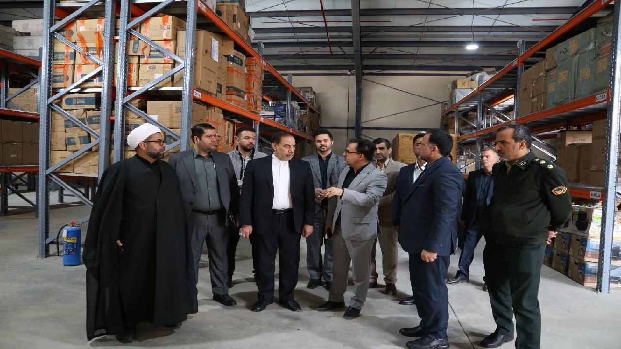 بازدید معاون اجتماعی و پیشگیری از وقوع جرم قوه قضاییه از انبار اموال تملیکی قم