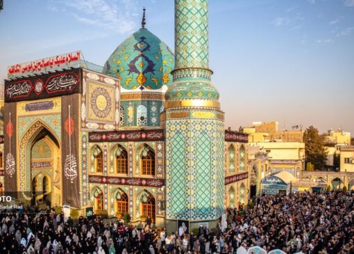 اقامه نماز طلب باران در امام زاده صالح(ع)