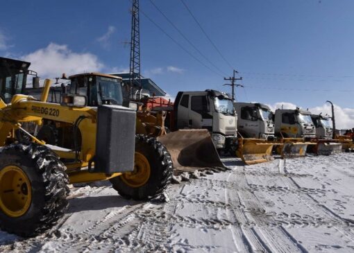 آمادگی ۳۰۰ دستگاه ماشین آلات راهداری برای اجرای طرح زمستانی