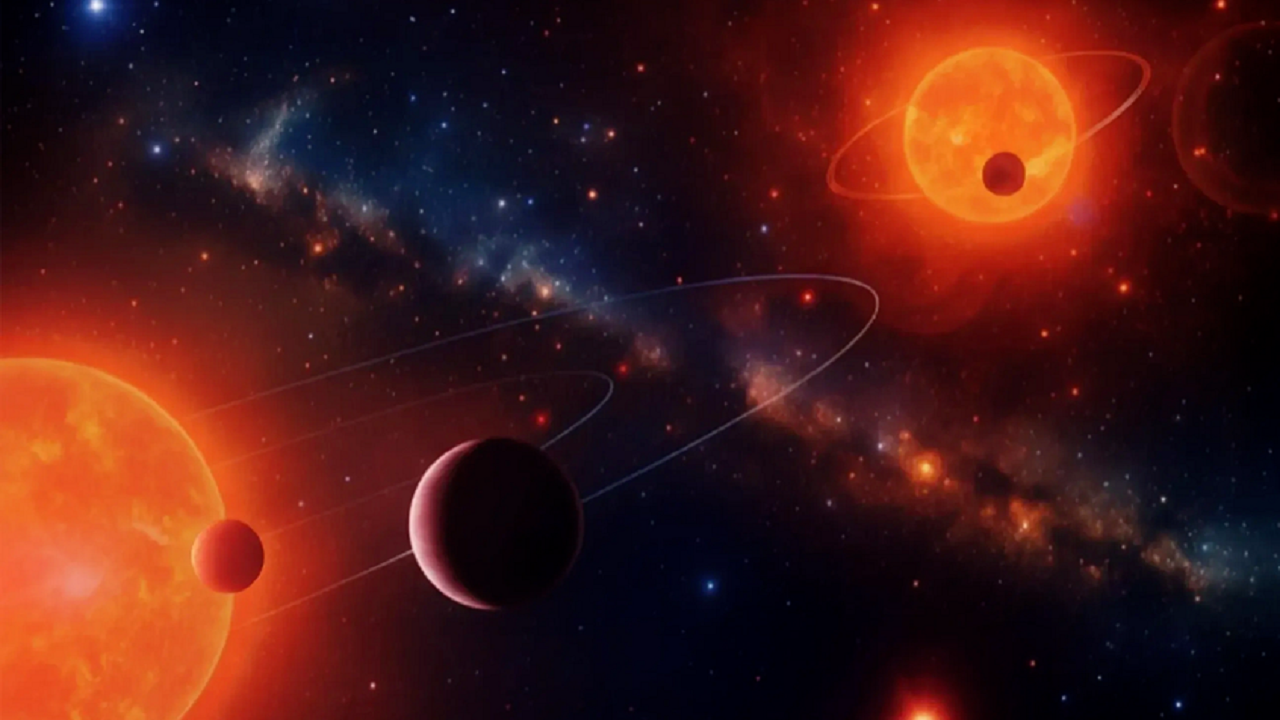 یک کشف شگفت‌انگیز فضایی: سه سیاره هم‌اندازه زمین در مدار یک منظومه ستاره‌ای دوتایی نزدیک