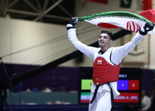 علی‌مرادیان دومین طلایی تکواندوی ایران در ریاض