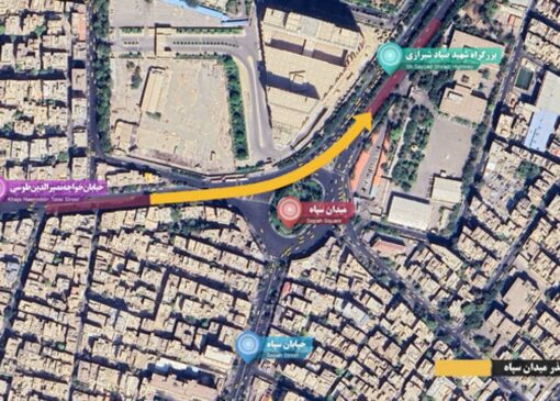 پیشرفت ۵۷ درصدی پروژه زیرگذر میدان سپاه