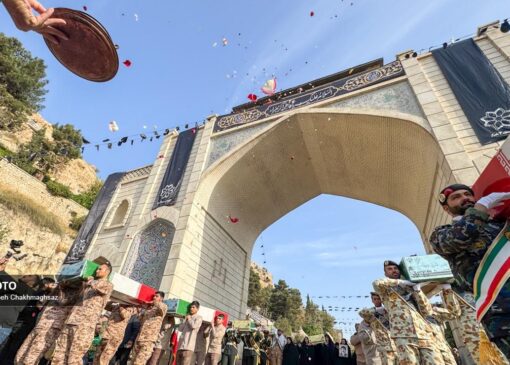 مراسم استقبال از کاروان شهدا در شیراز