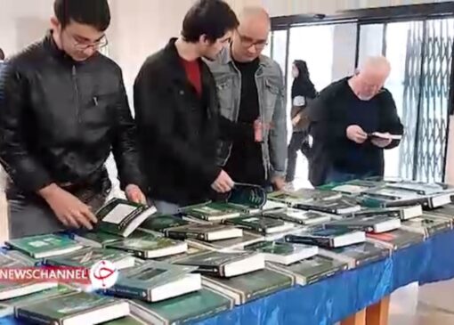 برپایی نمایشگاه کتاب در بابل + فیلم