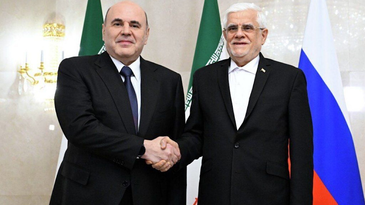 دیدار عارف و نخست‌وزیر روسیه در مسکو