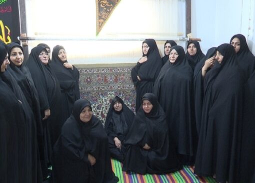 تار و پود عشق بانوان خورآباد در راه کربلا