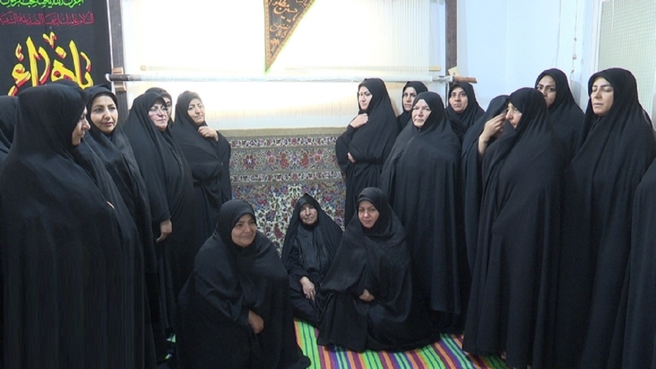 تار و پود عشق بانوان خورآباد در راه کربلا