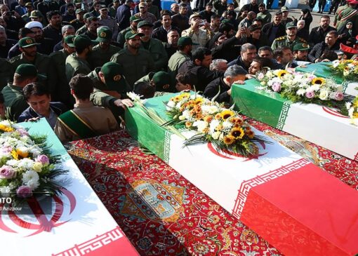 مراسم استقبال از پیکر‌های مطهر شهدای گمنام در تبریز