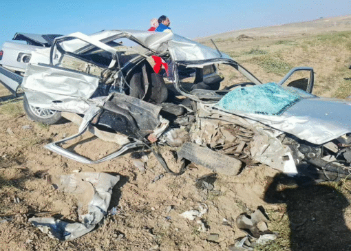 ۲ فوتی و ۳ مصدوم در تصادف جاده مغان