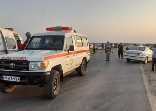 برخورد مرگبار خودرو با کامیون در سراوان؛۹ تبعه خارجی کشته و ۷ نفر مجروح شدند