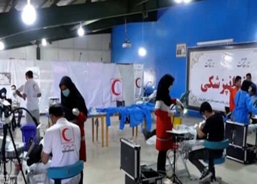 نذر خدمت هلال احمر در مناطق کم برخوردار خراسان جنوبی + فیلم