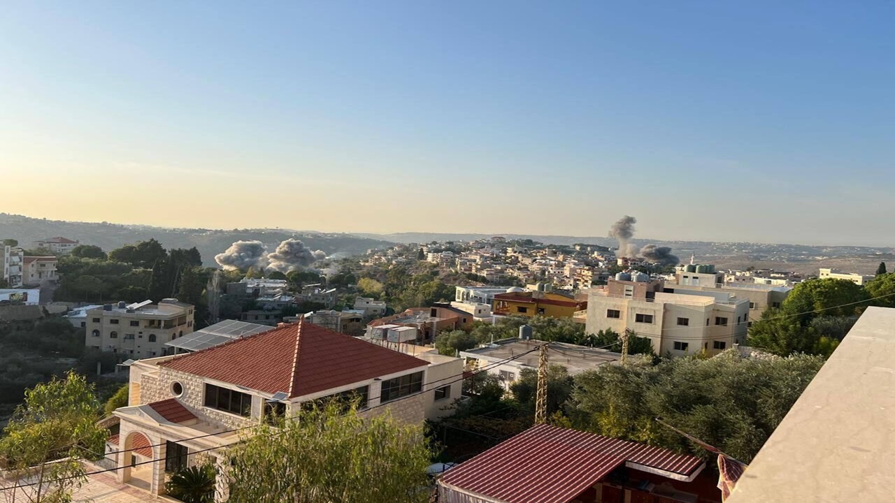 حملات صهیونیست‌ها به لبنان ادامه دارد + فیلم