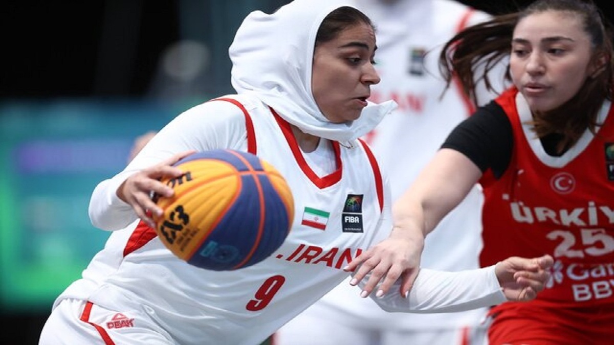 شکست دختران بسکتبال ایران از ترکیه در نیمه‌نهایی