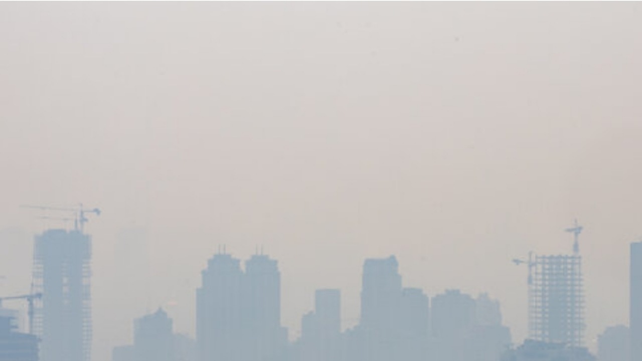 شاخص آلودگی هوای تهران در شرایط ناسالم برای گروه‌های حساس