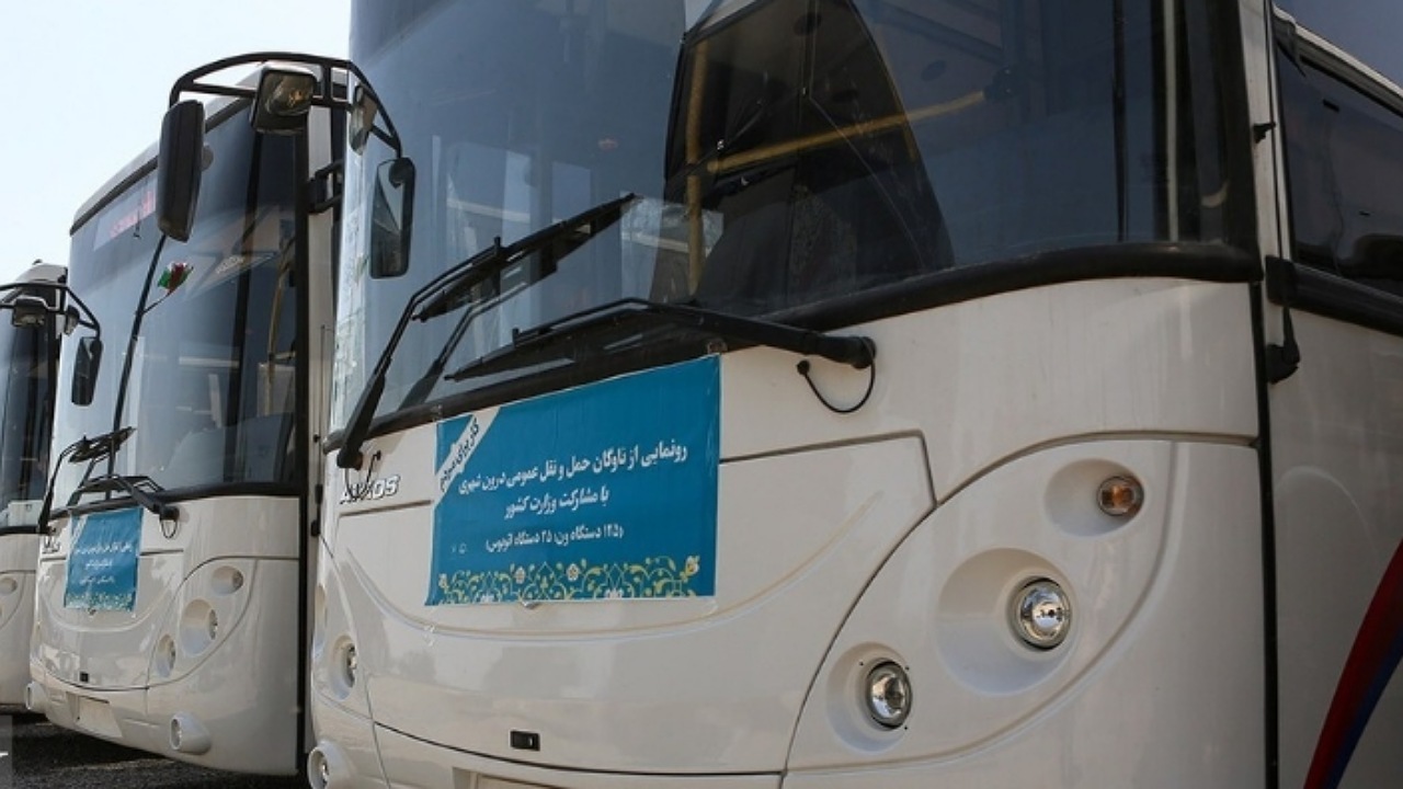 خدمات‌رسانی ویژه اتوبوسرانی تهران به شرکت‌کنندگان در مراسم تشییع پیکر مطهر ۱۰۰ شهید گمنام