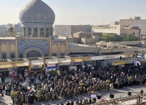 نمایش اقتدار بزرگ‌ترین اجتماع بسیجیان پایتخت