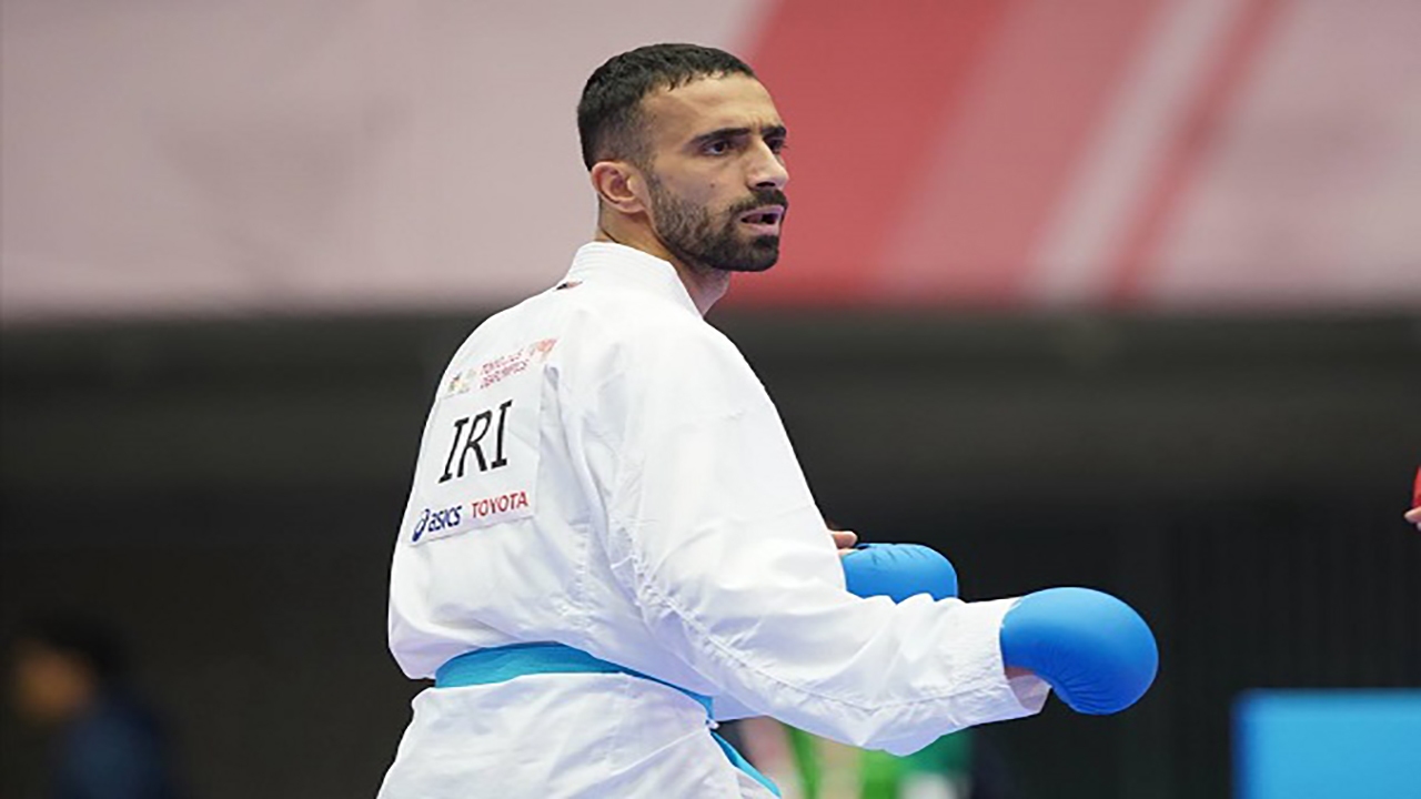 المپیک ۲۰۲۵ ناشنوایان/ میلاد صادق زاده در مرحله رده بندی کاراته