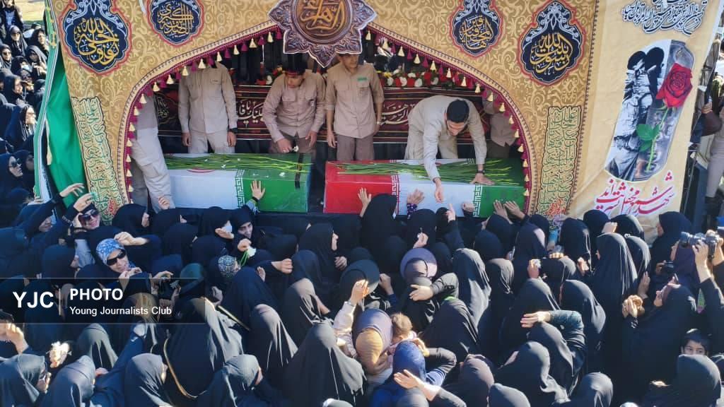 شیراز در سالروز شهادت ام‌ابی‌ها غرق در عطر ایثار و شهادت شد + فیلم و تصاویر