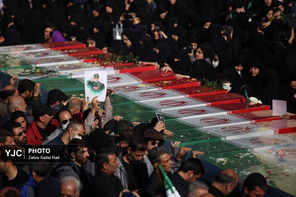 تشییع پیکرمطهر شهدای گمنام / تهران