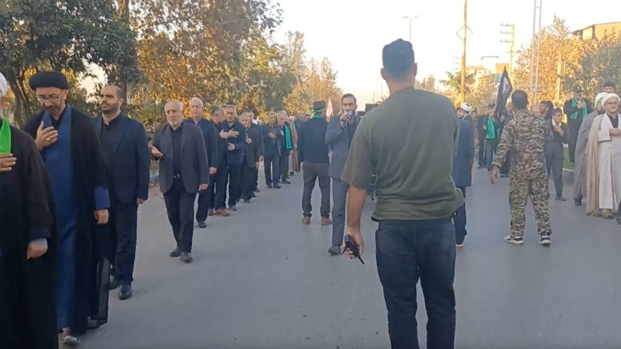 برپایی مراسم دسته جات عزاداری در سالروز شهادت حضرت فاطمه زهرا (س) + فیلم