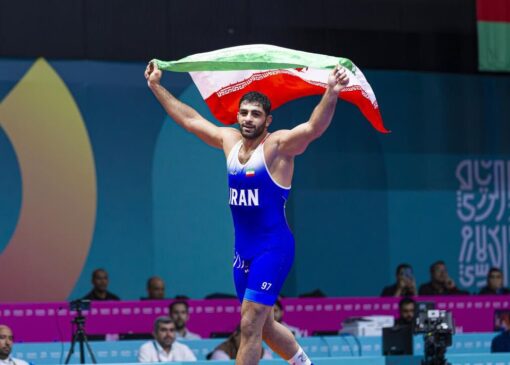بازتاب عملکرد درخشان کشتی ایران در سایت اتحادیه جهانی
