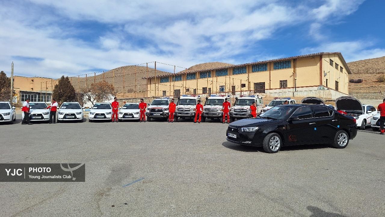 نونوار شدن ناوگان امدادی جمعیت هلال احمر بام ایران