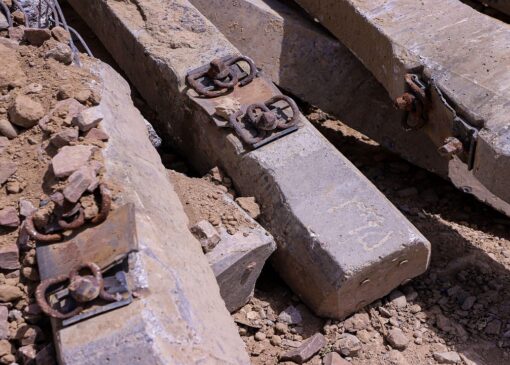 ریل ۷۰ ساله خیابان رسالت قم در مسیر جمع‌آوری