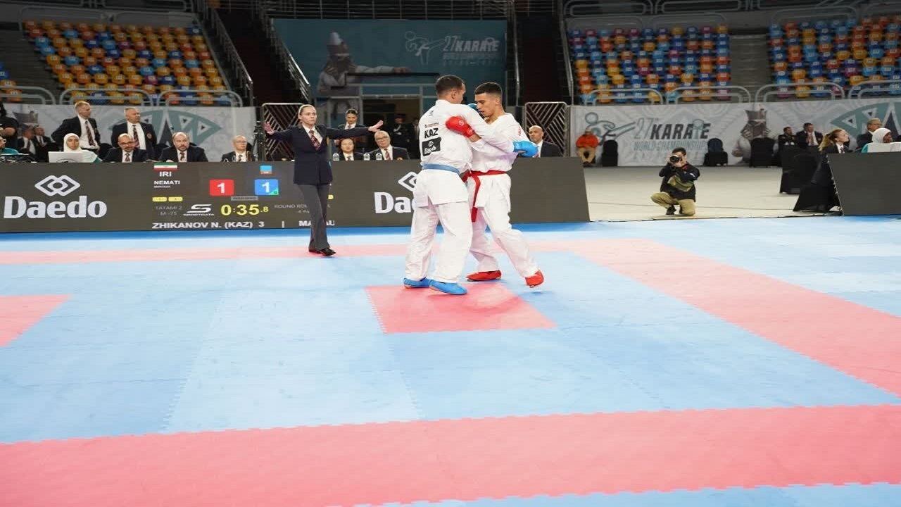 صعود جهانی کاراته‌کای قمی به مرحله یک هشتم نهایی