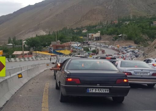 جاده هراز یکطرفه شد