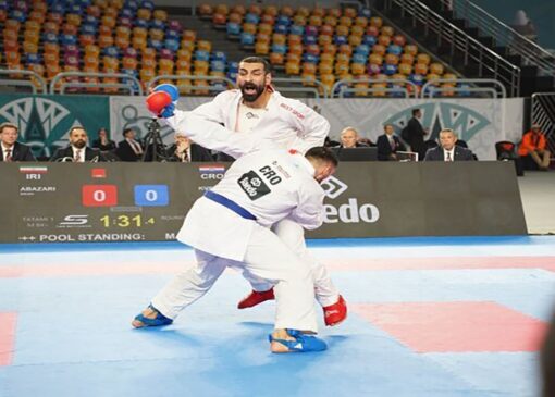 صعود گلشادنژاد و اباذری به یک چهارم نهایی کاراته قهرمانی جهان/ حیدری و خدابخشی حذف شدند