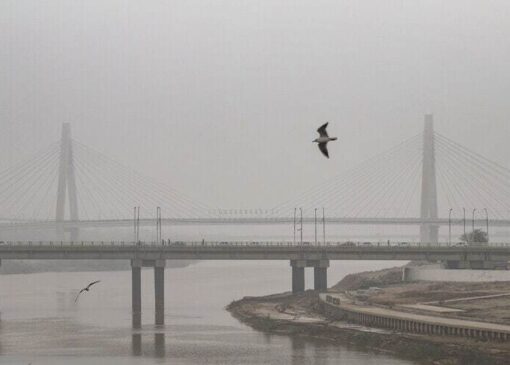 ۱۸ شهر خوزستان در وضعیت بنفش، قرمز و نارنجی آلودگی