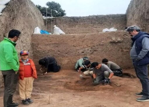 کاوش‌های باستان شناسی در تپه قلعه‌کش آمل + فیلم