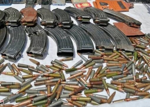 کشف محموله سلاح و مهمات جنگی در بانه