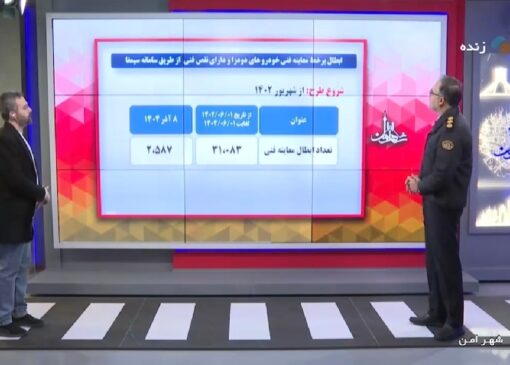 آماری از وسایل نقلیه‌ای که معاینه فنی آنها باطل شده است + فیلم