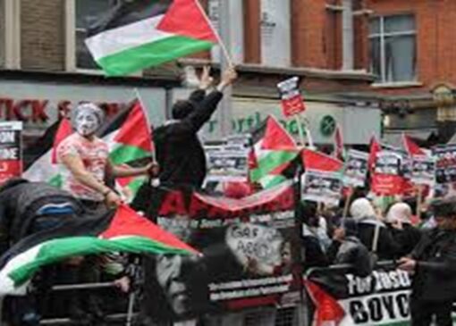 همبستگی مردم انگلیس علیه رژیم صهیونیستی + فیلم