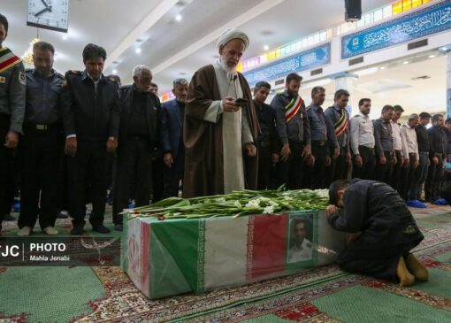 تشییع پیکر شهید آتش نشان فداکار محسن میرشکار