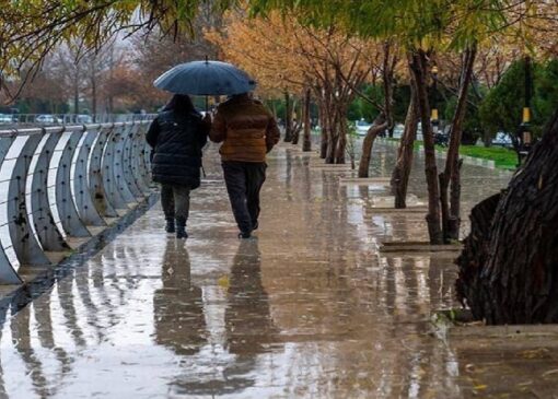 آرامشِ باران امروز در آغوش دریاچه کیو + فیلم