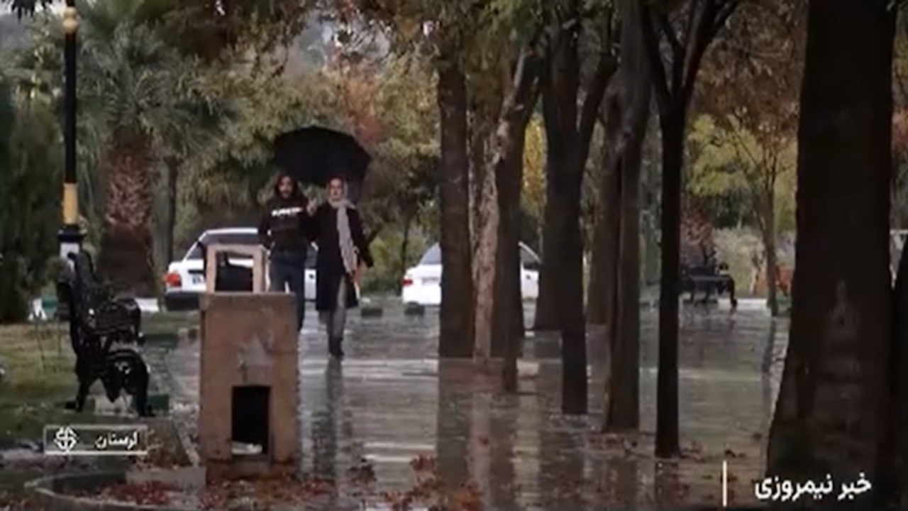 بارش باران پاییزی در لرستان + فیلم