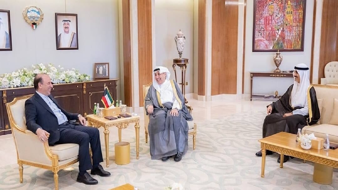 دیدار و گفت‌وگوی سفیر کشورمان با وزیر دربار کویت