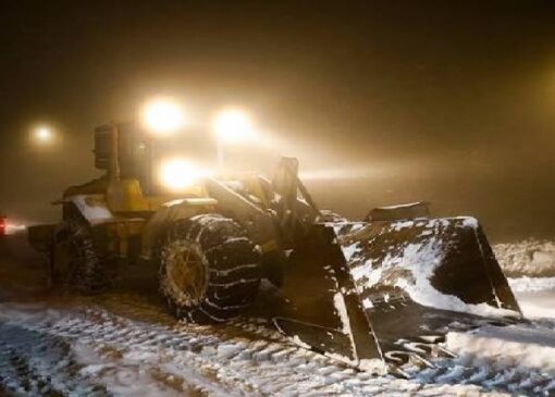 گردنه گله بادوش شول آباد برفی شد + فیلم