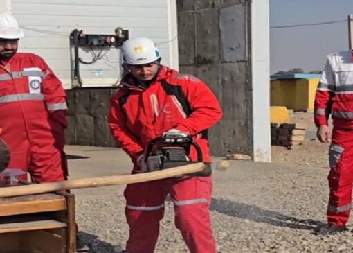 مهارت‌افزایی تیم‌های واکنش سریع هلال احمر کشور در قم