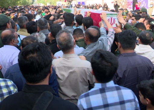 تشییع و خاکسپاری یک شهید گمنام در بندرعباس