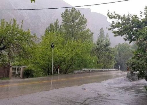 آغاز بارش رحمت الهی در البرز