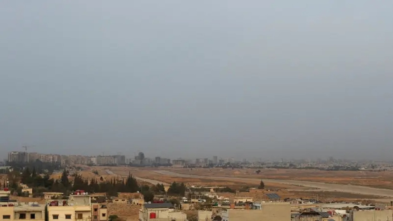 انفجار در نزدیکی فرودگاه نظامی المزه در پایتخت سوریه