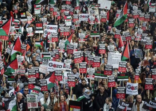 خشونت علیه حامیان فلسطین در اروپا + فیلم