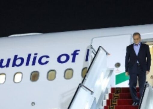 پزشکیان وارد آستانه پایتخت قزاقستان شد