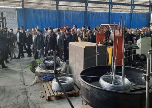 بازدید وزیر کار از شرکت سیم و کابل دامغان، تعاونی موفق در صادرات با ۲۰ مشتری بین‌المللی