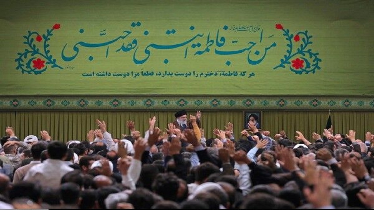 مراسم سه ساعته جشن میلاد حضرت زهرا (س) با حضور رهبر معظم انقلاب