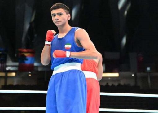 بوکسور قمی بر سکوی قهرمانی کشور ایستاد